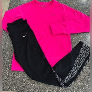 Womens NIKE Sweatshirt & Leggings, sz Small
